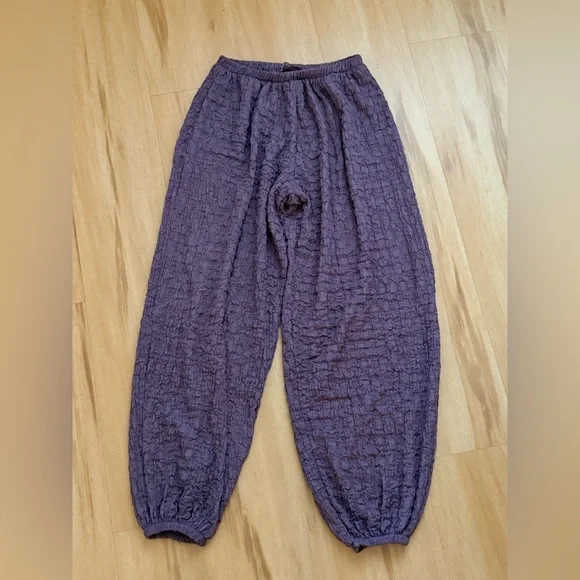 Zara Textured Balloon Pants - Picture 2 of 5